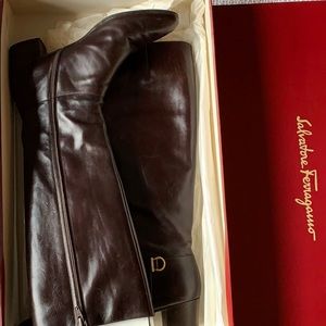 Vintage Ferragamo riding boots